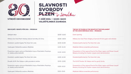 Plzeň zve návštěvníky Valdštejnské zahrady na Slavnosti svobody v roce 2025