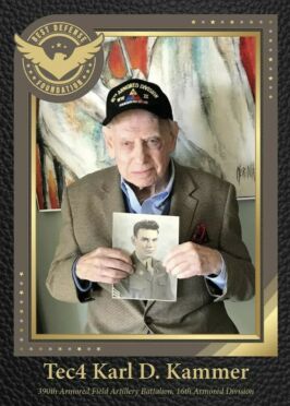 Karl D. Kammer, the liberator of the city of Pilsen and a member of the 16th Armored Division, is celebrating his 99th birthday!